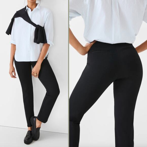 SPANX Supersmooth Perfect Fit Ponte Slim Straight Pant in Black XL - Picture 1 of 11